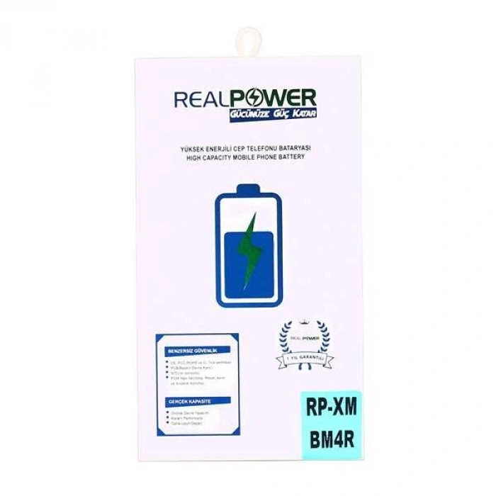 RealPower Xiaomi Uyumlu Mi 10 Lite Batarya 4160mAh Li-Polymer Uzun Ömürlü Pil