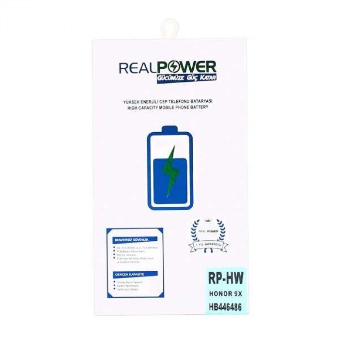 RealPower Huawei Uyumlu P20 Lite 2019 Batarya 4000mAh Li-Polymer Uzun Ömürlü Pil