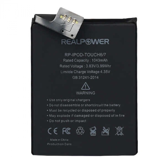 RealPower Apple Uyumlu iPod Touch 6 Batarya Pil