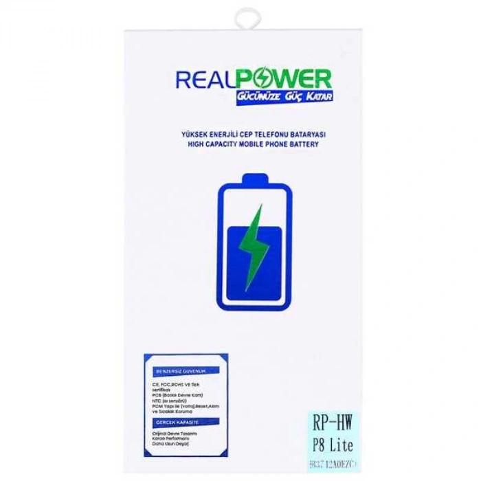 RealPower Huawei Uyumlu Y3 2017 Batarya 2400mAh Li-Polymer Uzun Ömürlü Pil