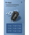 Realpower 33W GaN USB-C PD Hızlı Şarj Adaptörü Şarj Aleti ve USB-C to USB-C Kablo Seti Siyah RP-CG33CB