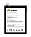 RealPower Oppo Uyumlu R1 Batarya 2610mAh Li-Polymer Uzun Ömürlü Pil