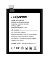 RealPower OnePlus Uyumlu 3T Batarya 3500mAh Li-Polymer Uzun Ömürlü Pil