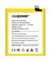 RealPower Oppo Uyumlu A7 Batarya 3615mAh Li-Polymer Uzun Ömürlü Pil