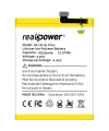 RealPower Oppo Uyumlu A91 Batarya 3935mAh Li-Polymer Uzun Ömürlü Pil
