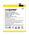 RealPower OnePlus Uyumlu 6T Batarya 3610mAh Li-Polymer Uzun Ömürlü Pil