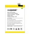 RealPower Oppo Uyumlu A74 Batarya 5000mAh Li-Polymer Uzun Ömürlü Pil