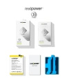 RealPower Oppo Uyumlu A16 Batarya 5000mAh Li-Polymer Uzun Ömürlü Pil