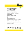 RealPower Oppo Uyumlu A55 Batarya 5000mAh Li-Polymer Uzun Ömürlü Pil
