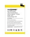 RealPower Realme Uyumlu C55 Batarya Li-Polymer Uzun Ömürlü Pil
