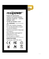 RealPower Samsung Uyumlu Galaxy A3 2017 A320 Batarya 2550mAh Li-Polymer Uzun Ömürlü Pil