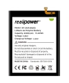 RealPower Samsung Uyumlu Galaxy A30 A305 Batarya 4100mAh Li-Polymer Uzun Ömürlü Pil