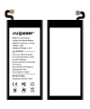 RealPower Samsung Uyumlu Galaxy S6 Edge Plus G928 Batarya 3200mAh Li-Polymer Uzun Ömürlü Pil