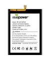 RealPower Samsung Uyumlu Galaxy M30s M307 Batarya 6000mAh Li-Polymer Uzun Ömürlü Pil