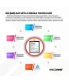 RealPower Samsung Uyumlu Galaxy S23 Plus S916 Batarya Li-Polymer Uzun Ömürlü Pil