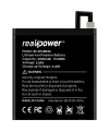 RealPower Xiaomi Uyumlu Redmi Pro Batarya 4300mAh Li-Polymer Uzun Ömürlü Pil