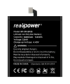 RealPower Xiaomi Uyumlu Mi 4c Batarya 3200mAh Li-Polymer Uzun Ömürlü Pil
