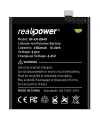 RealPower Xiaomi Uyumlu Mi 10 Lite Batarya 4160mAh Li-Polymer Uzun Ömürlü Pil
