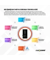 RealPower Apple Uyumlu iPhone 12 Batarya 3400mAh Yüksek Kapasiteli Güçlendirilmiş Pil