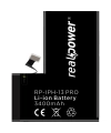 RealPower Apple Uyumlu iPhone 13 Pro Batarya 3400mAh Yüksek Kapasiteli Güçlendirilmiş Pil