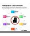 RealPower Apple Uyumlu iPhone 13 Pro Max Batarya 4850mAh Yüksek Kapasiteli Güçlendirilmiş Pil