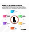 RealPower Apple Uyumlu iPhone 11 Pro Batarya 3190mAh Tak Çalıştır Yüksek Kapasiteli Güçlendirilmiş Pil
