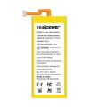 RealPower Huawei Honor G Play Mini Batarya 2850mAh Li-Polymer Uzun Ömürlü Pil