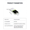Realpower 10000mAh 22.5W Dahili Kablolu Taşınabilir Beyaz Powerbank RP-PBC1