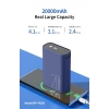 Realpower 20000mAh 22.5W Taşınabilir Mavi Powerbank RP-PB2