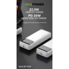 Realpower 20000mAh 22.5W Taşınabilir Beyaz Powerbank RP-PB2W
