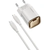 Realpower 20W GaN USB-C PD Hızlı Şarj Adaptörü Şarj Aleti ve USB-C to Lightning Hızlı Şarj Kablo Seti Beyaz TCS20WWH