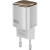 Realpower 30W GaN USB-C PD Hızlı Şarj Adaptörü Şarj Aleti ve USB-C to Lightning Hızlı Şarj Kablo Seti Beyaz TCS30WWH