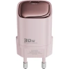 Realpower 30W GaN USB-C PD Hızlı Şarj Adaptörü Şarj Aleti ve USB-C to Lightning Hızlı Şarj Kablo Seti Pembe TCS30WPI