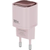 Realpower 30W GaN USB-C PD Hızlı Şarj Adaptörü Şarj Aleti ve USB-C to Lightning Hızlı Şarj Kablo Seti Pembe TCS30WPI