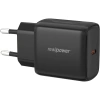 Realpower 25W PPS PD USB-C Hızlı Şarj Adaptörü Şarj Aleti Siyah TC25WBK