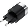 Realpower 33W GaN USB-C ve USB-A Çift Çıkışlı Dijital Göstergeli PD Hızlı Şarj Adaptörü Şarj Aleti Siyah TC33WBK