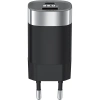 Realpower 33W GaN USB-C ve USB-A Çift Çıkışlı Dijital Göstergeli PD Hızlı Şarj Adaptörü Şarj Aleti Siyah TC33WBK