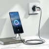 Realpower 33W GaN USB-C ve USB-A Çift Çıkışlı Dijital Göstergeli PD Hızlı Şarj Adaptörü Şarj Aleti Siyah TC33WBK