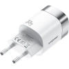 Realpower 33W GaN USB-C ve USB-A Çift Çıkışlı Dijital Göstergeli PD Hızlı Şarj Adaptörü Şarj Aleti Beyaz TC33WWH