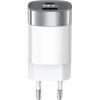 Realpower 33W GaN USB-C ve USB-A Çift Çıkışlı Dijital Göstergeli PD Hızlı Şarj Adaptörü Şarj Aleti Beyaz TC33WWH