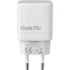 Realpower 35W GaN USB-C PD Hızlı Şarj Adaptörü Şarj Aleti Beyaz TC35WWH