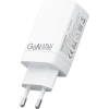 Realpower 65W GaN USB-C ve USB-A Çift Çıkışlı PD Hızlı Şarj Adaptörü Şarj Aleti Beyaz TC65WWH