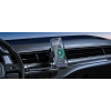 Realpower MagSafe Araç İçi Telefon Tutucu Kablosuz Şarj Cihazı 15W Otomatik Sensörlü Ambiyans Aydınlatmalı Manyetik Hızlı Şarj Standı HL-15WBK2