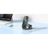 Realpower 3ü 1 Arada MagSafe Manyetik Kablosuz Hızlı Şarj Cihazı 15W Qi2 WS-15WQI2BK