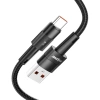Realpower 66W USB-A to Type-C Örgülü Hızlı Şarj ve Data Kablosu 1 Metre Siyah CA-66WUCBK