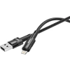 Realpower 2.4A USB-A to Lightning Örgülü Hızlı Şarj ve Data Kablosu 1 Metre Siyah CA-24AULBK2