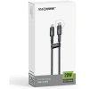 Realpower 20W USB-C to Lightning Örgülü Hızlı Şarj ve Data Kablosu 1 Metre Siyah CA-20WCLBK2