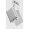 Realpower 20000mAh 22.5W Hızlı Şarj Powerbank Silver Dahili Kablolu Taşınabilir Şarj Cihazı LED Göstergeli PB20KSL