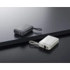 Realpower 20000mAh 22.5W Hızlı Şarj Powerbank Silver Dahili Kablolu Taşınabilir Şarj Cihazı LED Göstergeli PB20KSL