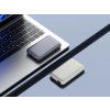 Realpower 10000mAh 22.5W Hızlı Şarj Powerbank Gri Dahili Kablolu Taşınabilir Şarj Cihazı LED Göstergeli PB10KGR2